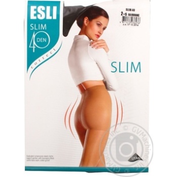 Колготки жін. ESLI SLIM 40 р.2 marrone купить, цены на МегаМаркет - фото 1
