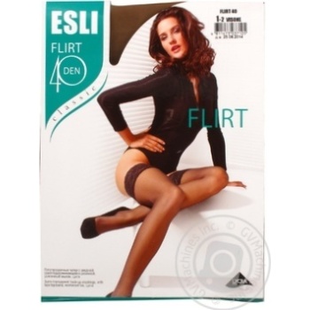 Чулки Esli Flirt visone 40ден 1-2р - купить, цены на Восторг - фото 1