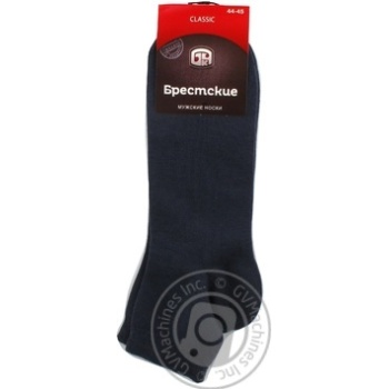 Brestskye Classic Cotton Short Dark-Grey Man's Socks Size 29 - buy, prices for COSMOS - photo 3