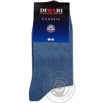 Diwari Classic Jeans Men's Socks Size 25 - buy, prices for MegaMarket - photo 3