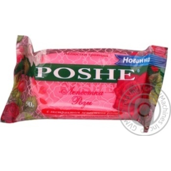 Мило Poshe Пелюстки троянди 90г х72 купить, цены на МегаМаркет - фото 1