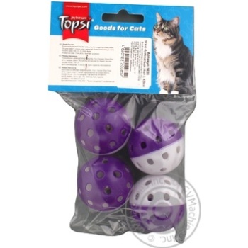 Іграшка Topsi для Котів Мячі-брязкальця арт.1620 купити, ціни на МегаМаркет - фото 2