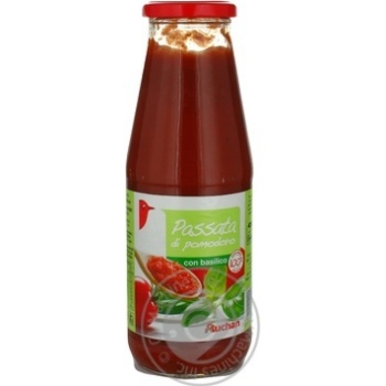 Auchan Tomato With Basilic Sauce