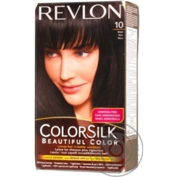 Фарба для волосся Revlon ColorSilk 10 Чорний 1N - купить, цены на NOVUS - фото 1