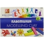 Пластилін Промінь 8 кольорів 160г 12С867-08 х30