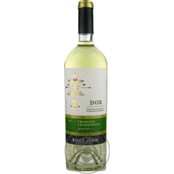 Вино Bostavan Traminer Chardonnay біле сухе 0.75л x6 купить, цены на МегаМаркет - фото 2