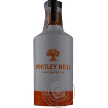 Джин Whitley Neill Blood Orange Сицилийский апельсин 43% 0,7л купить, цены на МегаМаркет - фото 2