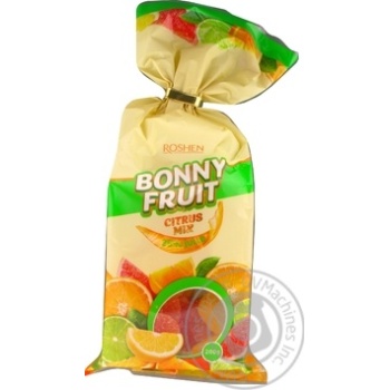 Цукерки желейні Roshen Bonny-Fruit цитрусовий мікс 200г купити, ціни на МегаМаркет - фото 3