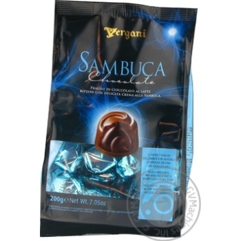 Vergani Sambuca With Cream Liqueur Filling In Milk Chocolate Candies 200g - buy, prices for - photo 4