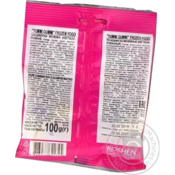 Roshen Yummi Gummi Frozen Yogo mix jelly candy 100g - buy, prices for MegaMarket - photo 2