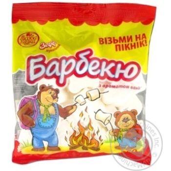 Зефир жевательный Лесная сказка Барбекю с ароматом ванили 250г купить, цены на МегаМаркет - фото 2