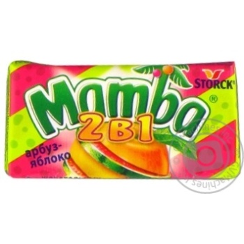 Конфеты жевательные Mamba 2в1 26,5г купить, цены на МегаМаркет - фото 1