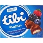 Конфеты Roshen Tibi Пралине Ягодный Микс ассорти 122г