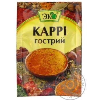 Каррі Еко гострий 20г купити, ціни на МегаМаркет - фото 1