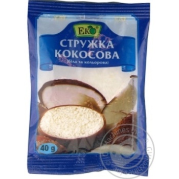 Кокосова стружка Эко 40г купити, ціни на МегаМаркет - фото 4