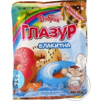 Glaze Dobryk for desserts 75g - buy, prices for MegaMarket - photo 1