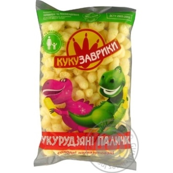 Палочки кукурузные Кукузаврики сладкие неглазированные 80г купить, цены на МегаМаркет - фото 1