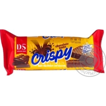 Вафли Домашне свято Crispy Хрустяшка со вкусом шоколада 72г купить, цены на МегаМаркет - фото 1
