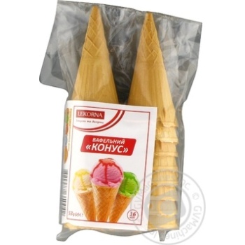Pan kroshka waffle cone 53g - buy, prices for MegaMarket - photo 1
