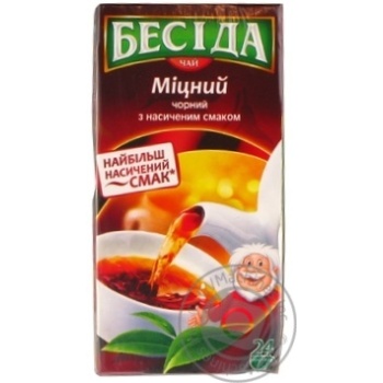 Бесіда Черный чай в пакетиках Крепкий с насыщенным вкусом 24шт купить, цены на МегаМаркет - фото 4