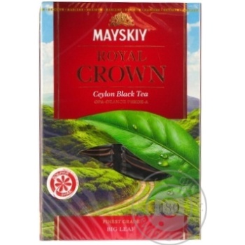 Чай черный Майский Царская корона 180г купить, цены на МегаМаркет - фото 3
