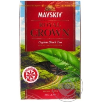 Чай черный Майский Царская корона 85г купить, цены на МегаМаркет - фото 3
