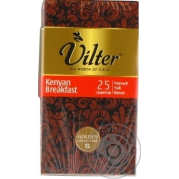 Vilter Kenyan Breakfast Black Tea 25х2g - buy, prices for ULTRAMARKET - photo 3