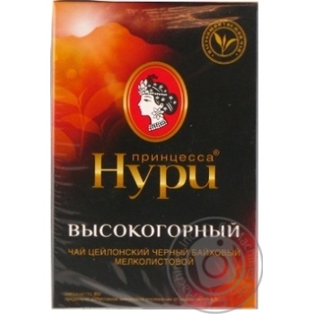 Чай Принцесса Нури черный Высокогорный 85г купить, цены на МегаМаркет - фото 1