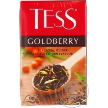 Tess Goldberry black tea 90g - buy, prices for MegaMarket - photo 1