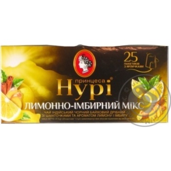 Princess Noori lemon black tea 25pcs*1.5g - buy, prices for MegaMarket - photo 1
