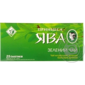 Tea Princess java green packed 25pcs 50g - buy, prices for MegaMarket - photo 1