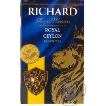 Richard Royal Ceylon black tea 90g - buy, prices for MegaMarket - photo 1