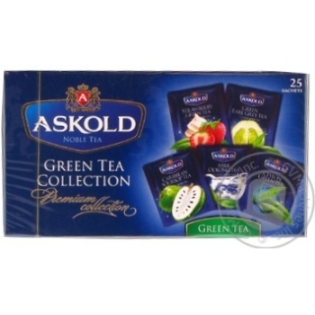 Чай зеленый Askold Green Tea Collection 25шт 2г купить, цены на МегаМаркет - фото 1