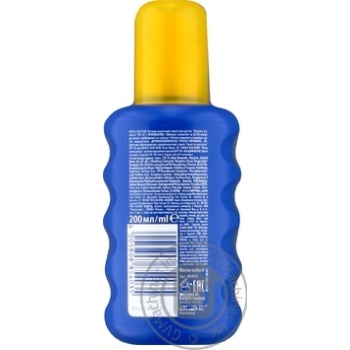 Спрей Nivea детский солнцезащитный увлажняющий SPF 30 200мл купить, цены на МегаМаркет - фото 6