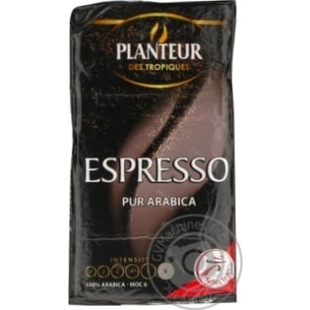 Ground coffee Planteur Des Tropiques Maestro Espresso 100% Arabica 250g France - buy, prices for NOVUS - photo 1