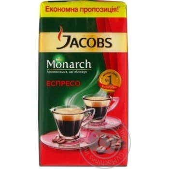 Jacobs Espresso ground сoffee 450g - buy, prices for MegaMarket - photo 1