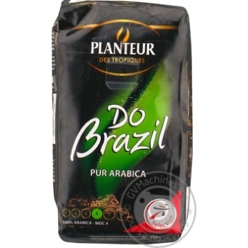 Ground coffee Planteur Des Tropiques Do Brasil 100% Arabica 250g France - buy, prices for NOVUS - photo 1