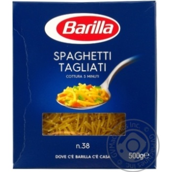 Макаронные изделия Barilla tagliati №38 500г