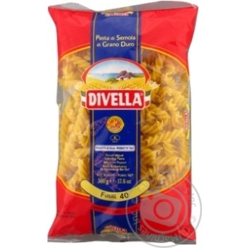Макаронные изделия Divella Fusilli №40 500г купить, цены на МегаМаркет - фото 1