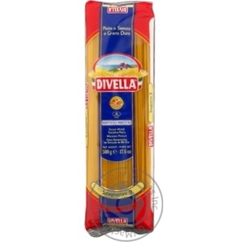 Pasta spaghetti Divella Private import 500g - buy, prices for MegaMarket - photo 1
