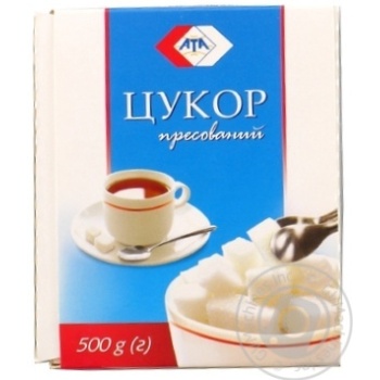 Цукор-рафінад АТА пресований 500г x30 купити, ціни на МегаМаркет - фото 1