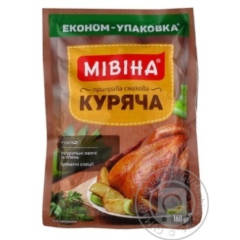 Приправа Мівіна Куряча 160г купити, ціни на МегаМаркет - фото 1
