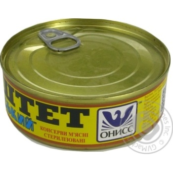 Pate Oniss Ukrainian meat 240g can - buy, prices for MegaMarket - photo 3