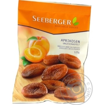 Абрикосы Seeberger без косточки 125г купить, цены на МегаМаркет - фото 1