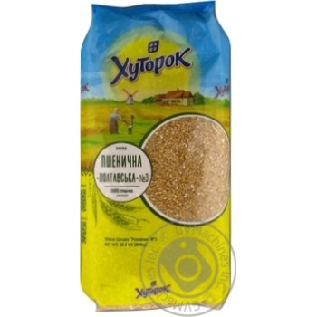 Крупа пшеничная Хуторок 800г купить, цены на МегаМаркет - фото 1