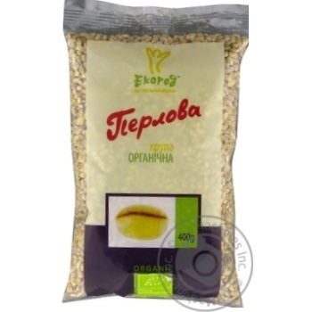 Крупа перлова Екород органічна 400г купити, ціни на МегаМаркет - фото 3