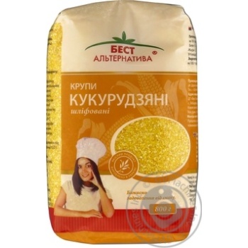 Крупа Бест Альтернатива кукурудзяна 800г купити, ціни на МегаМаркет - фото 1