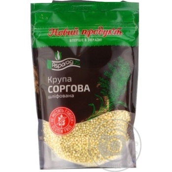 Крупа соргова Аспарагус шліфована 500г купити, ціни на МегаМаркет - фото 1