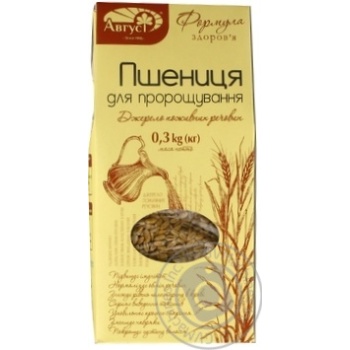 Пшеница для проращивания Август Формула здоровья 300г купить, цены на МегаМаркет - фото 1