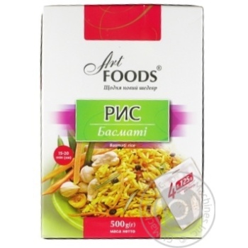 Groats rice basmati Art foods 500g - buy, prices for MegaMarket - photo 1